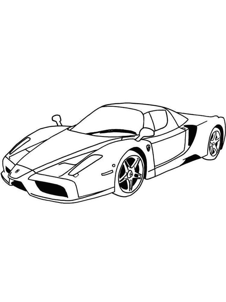 ferrari enzo coloring pages