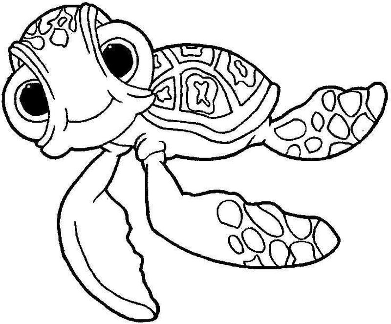 finding dory coloring page