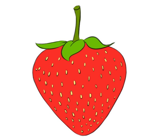 The Most Beloved Fruits, Strawberry Coloring Pages Printable