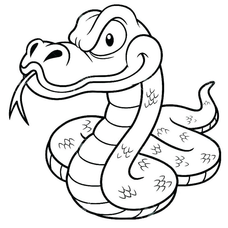 wounded heal crushed head snake coloring pages free