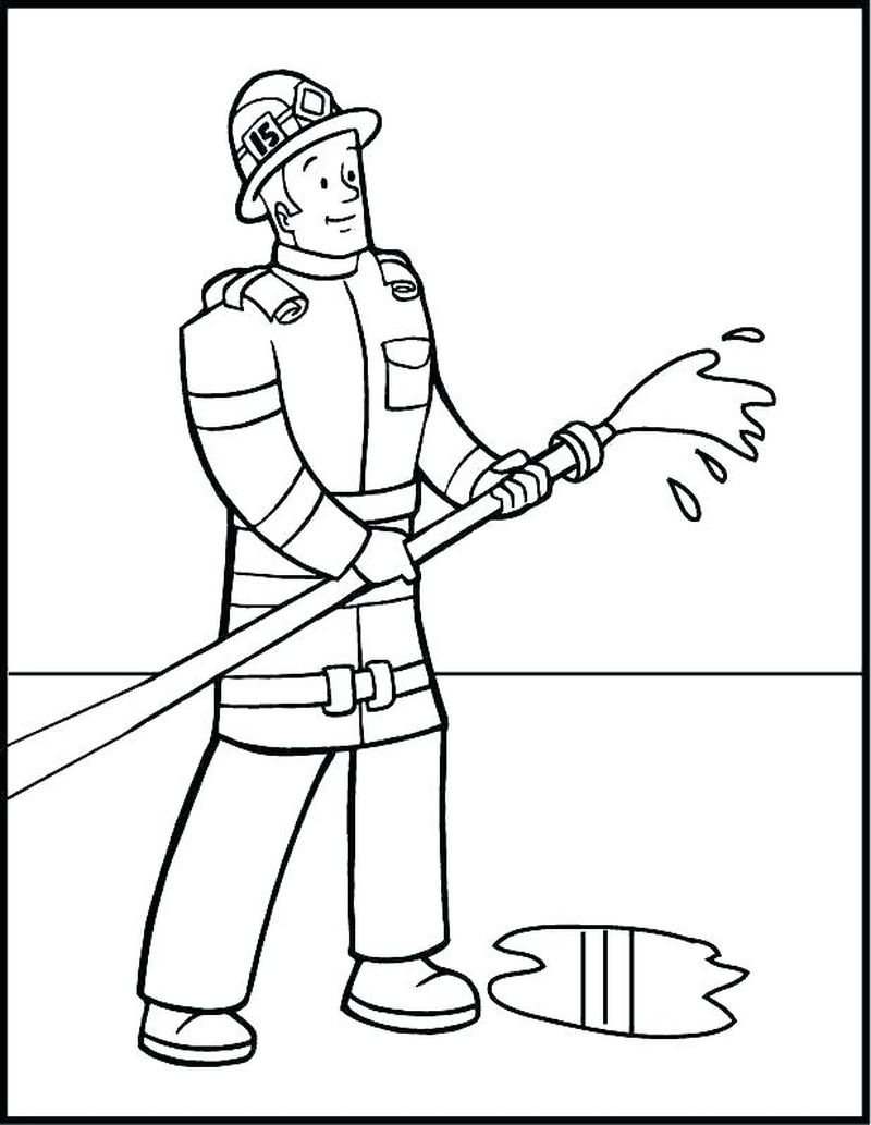 Fireman Sam Coloring Pages