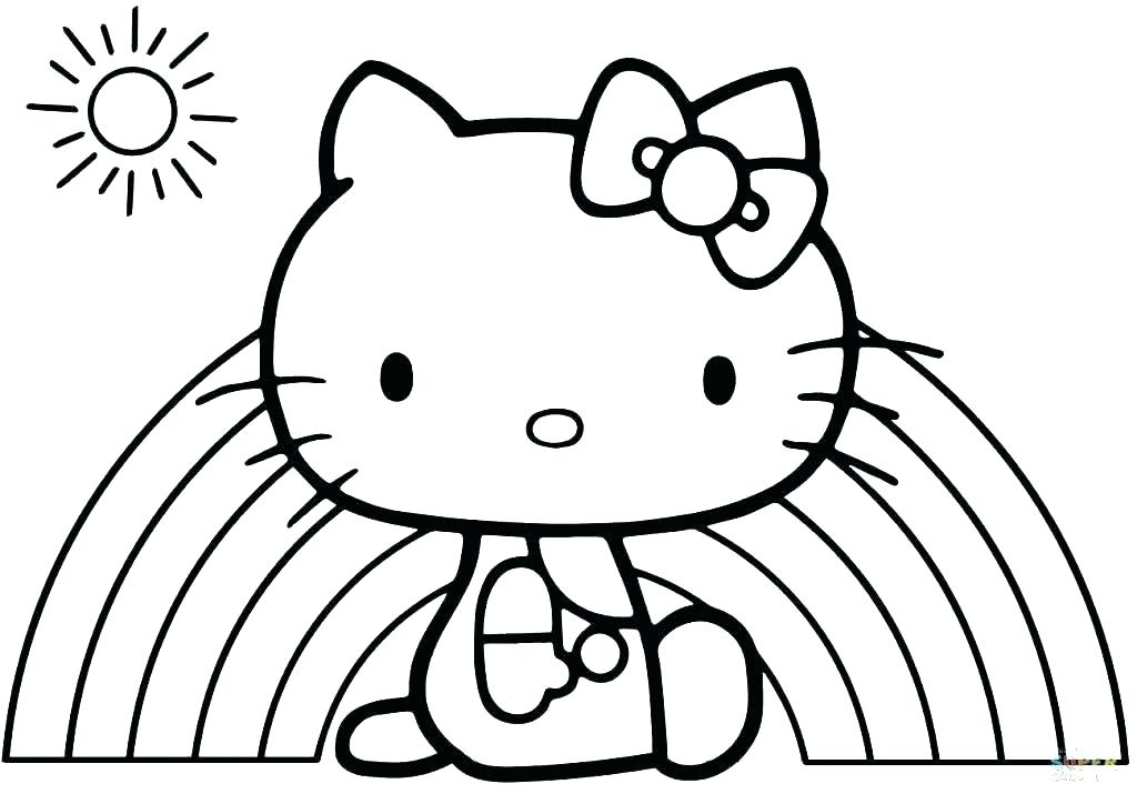 Hello Kitty Coloring Pages Halloween_