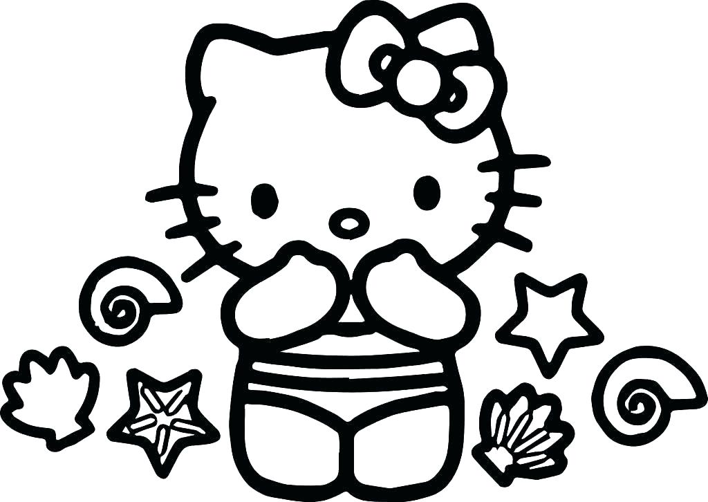 Hello Kitty Coloring Pages Thanksgiving