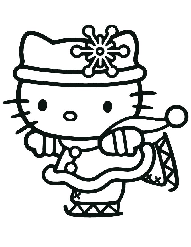 Hello Kitty Coloring Pages To Print Out For Free