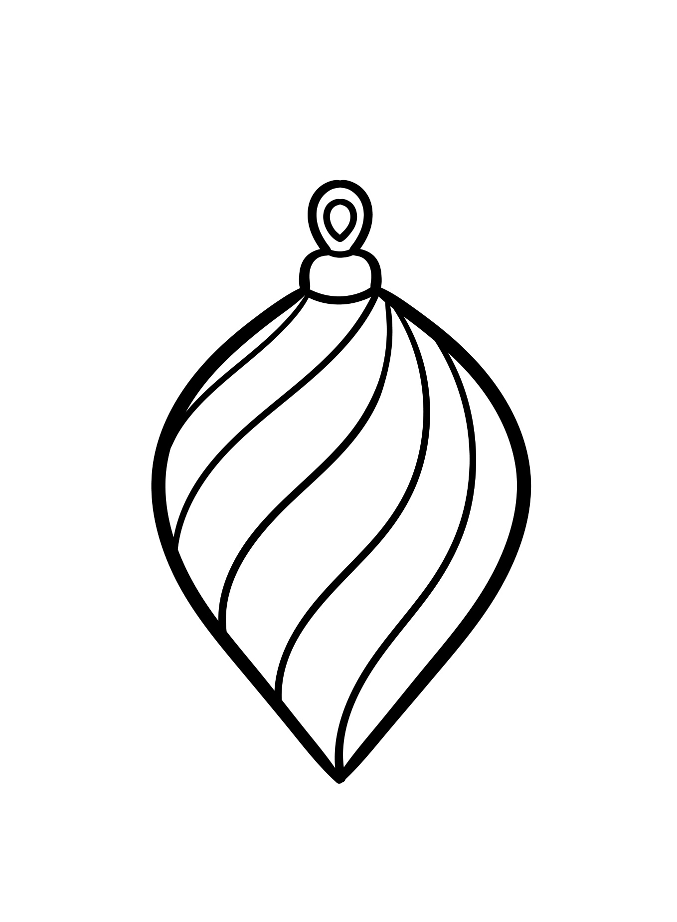 Christmas Download Ornament Coloring Pages