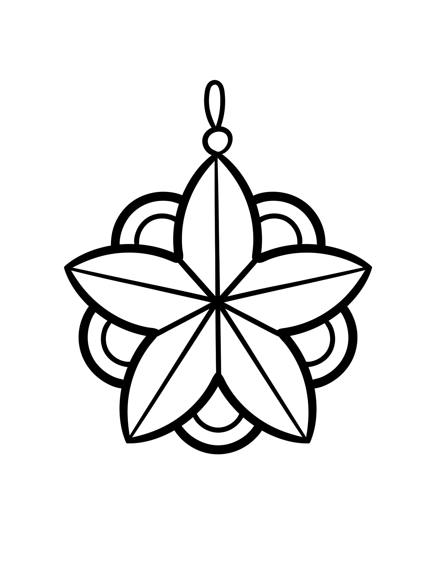 Christmas Ornament Coloring Page Download