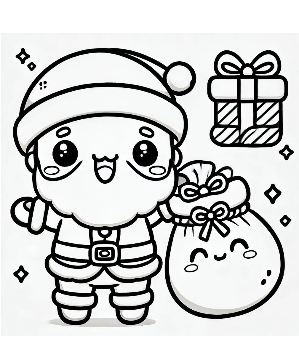 Cute Kawaii Coloring Page Download