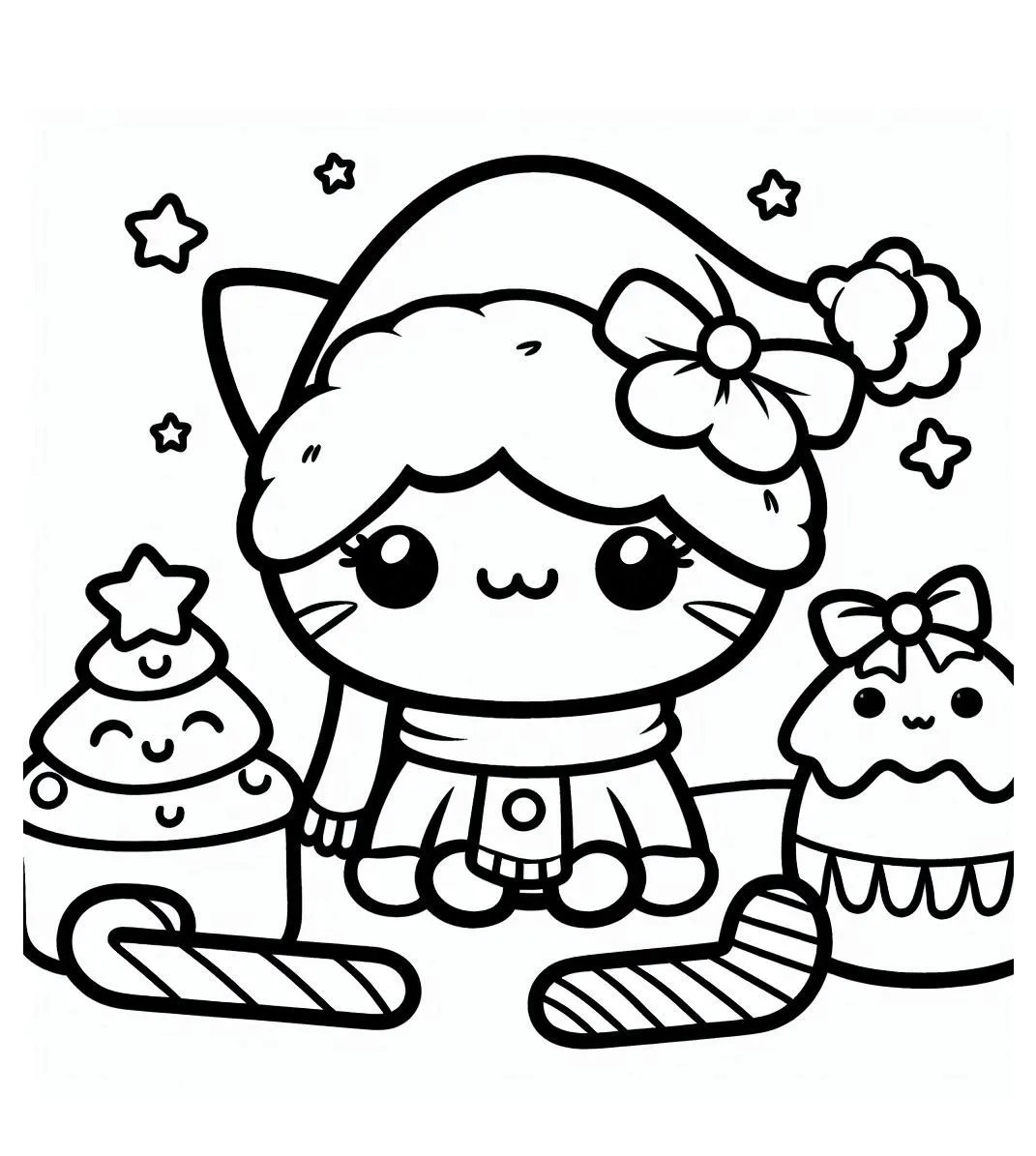 Cute Kawaii Coloring Pages for Kids