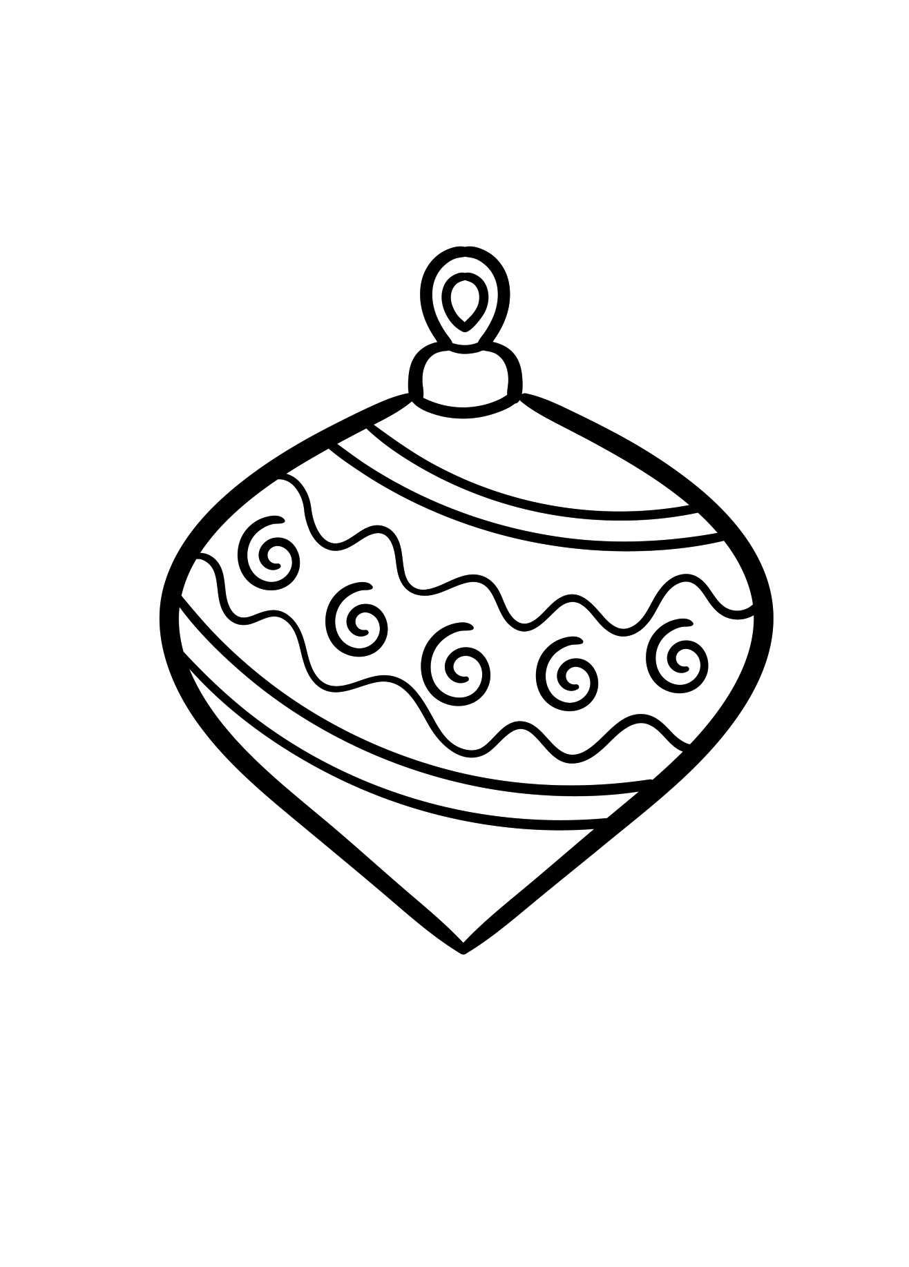 Download Christmas Ornament Coloring Page