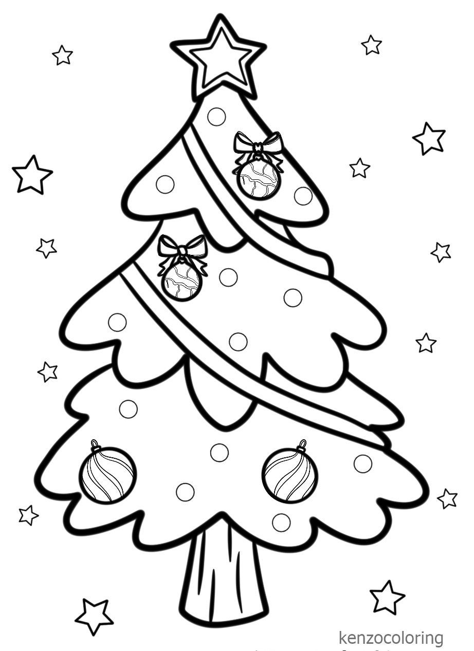 Download Classic Ornament with Christmas Tree Design