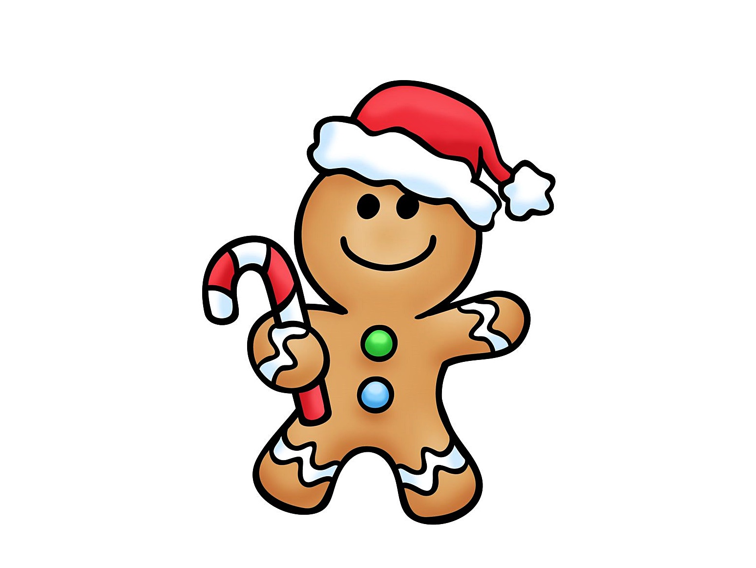 10 Christmas Gingerbread Coloring Pages