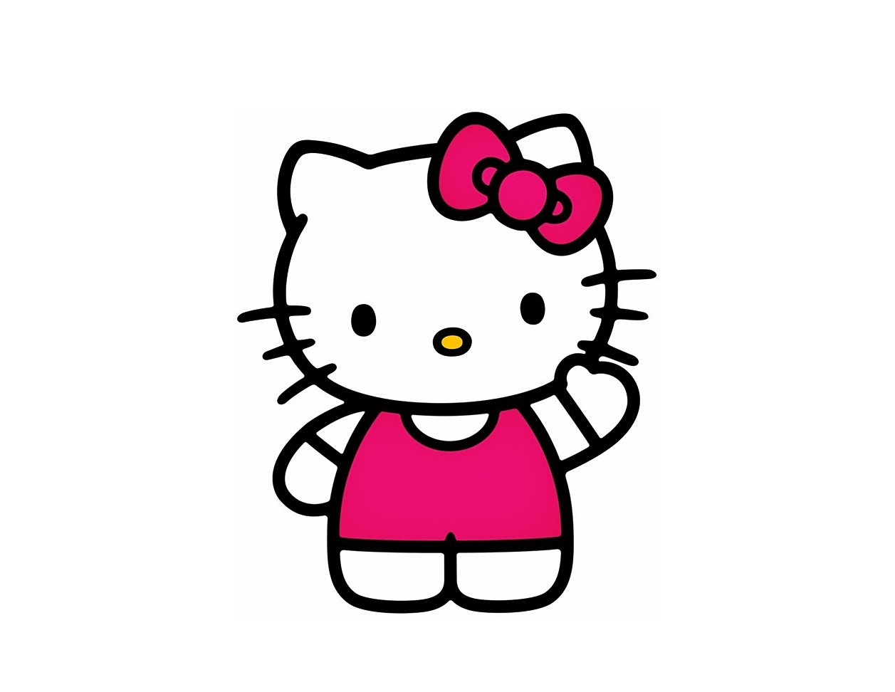 Cute Hello Kitty Coloring Pages