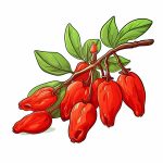 goji berry coloring images