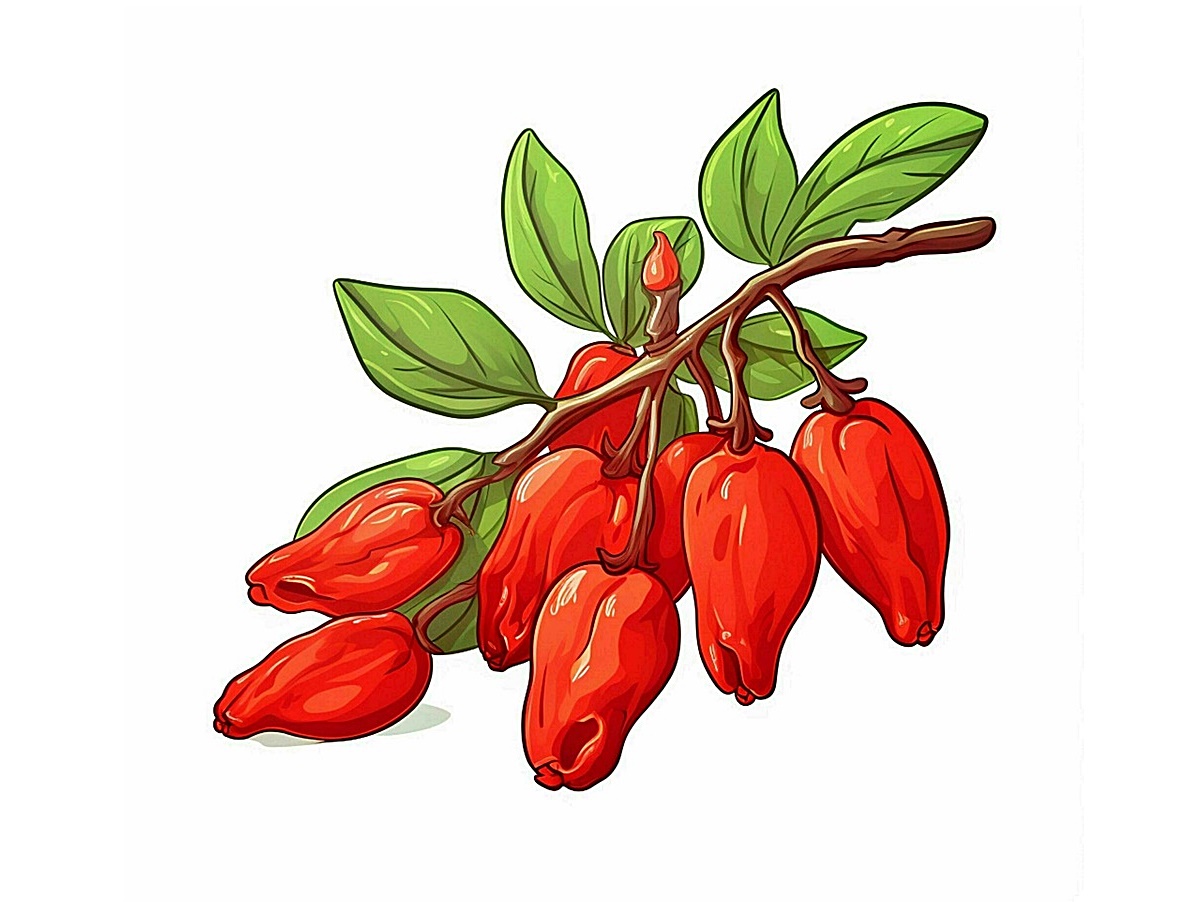 goji berry coloring images