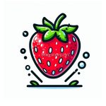 image is strawberry coloring