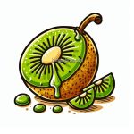image kiwi fruit coloring