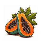 image of papaya coloring