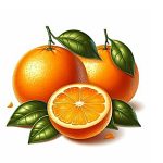 orange fruit image coloring