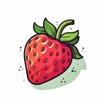 strawberry coloring images