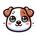 Cute Dog Face Images Coloring