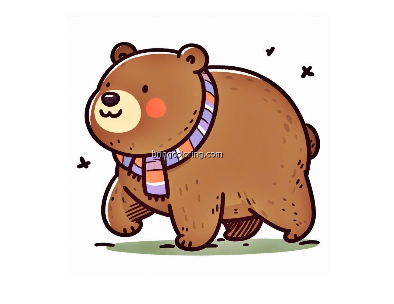 Strong and Big Animals Bear Coloring Pages 4 Image is Bear Coloring