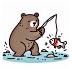 Image of Bear Catching Fish