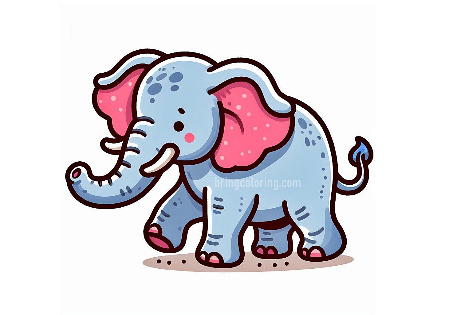 Image of Elephant Coloring