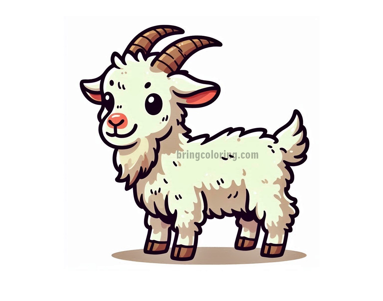 Image of Goat Coloring