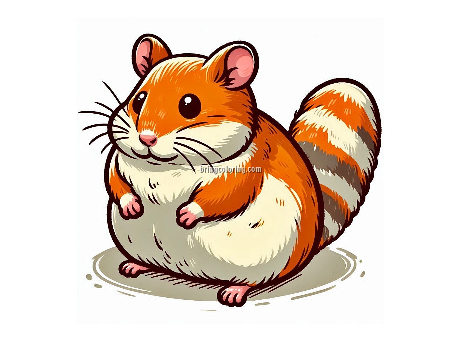 Image of Hamster Coloring