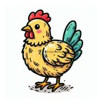 Images is Chicken Coloring