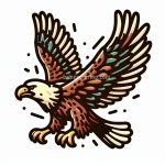 eagle Fly Image Coloring