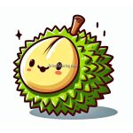 image is durian fruit coloring