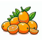 image is kumquat fruit coloring