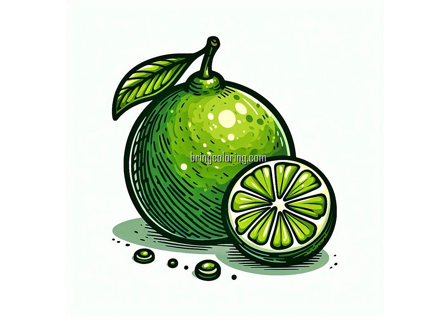 image is lime coloring