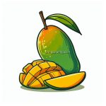 Mango Coloring Pages for Kids, Sweet and Fun Coloring Pages Activity image is mango coloring