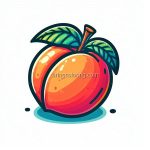image is peach coloring