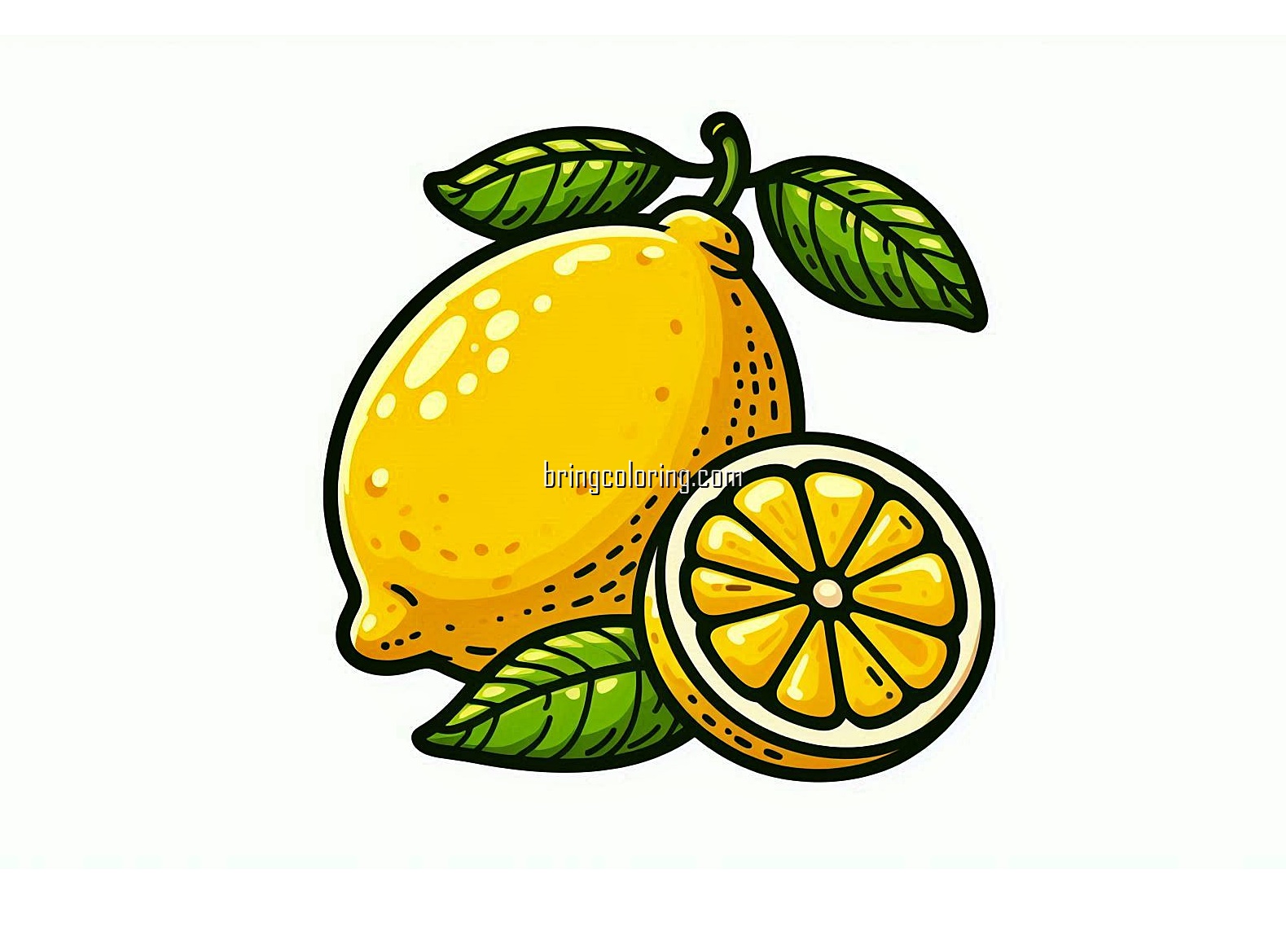 Popular Fresh Orange Fruits, Lemon Coloring Pages 4 image lemon coloring