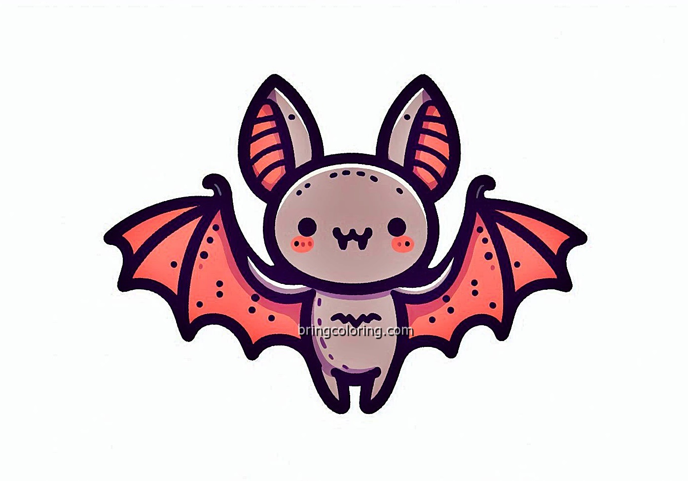 image of Bat Animal Coloring