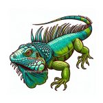 image of Iguana Coloring