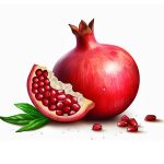 pomegranate coloring image