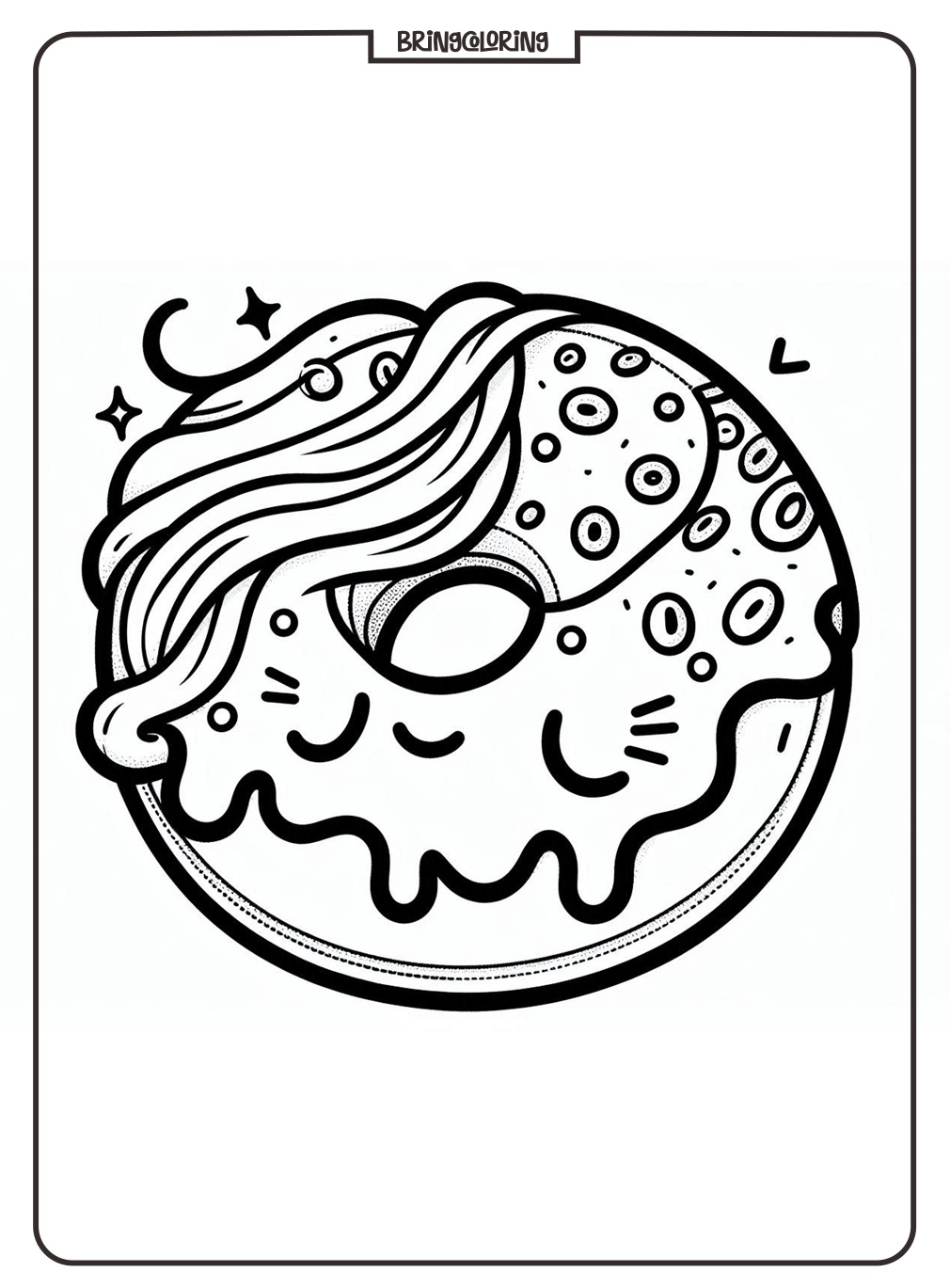 Delicious Donut Coloring Fun! 3 Donut Coloring Pages Online for Kids