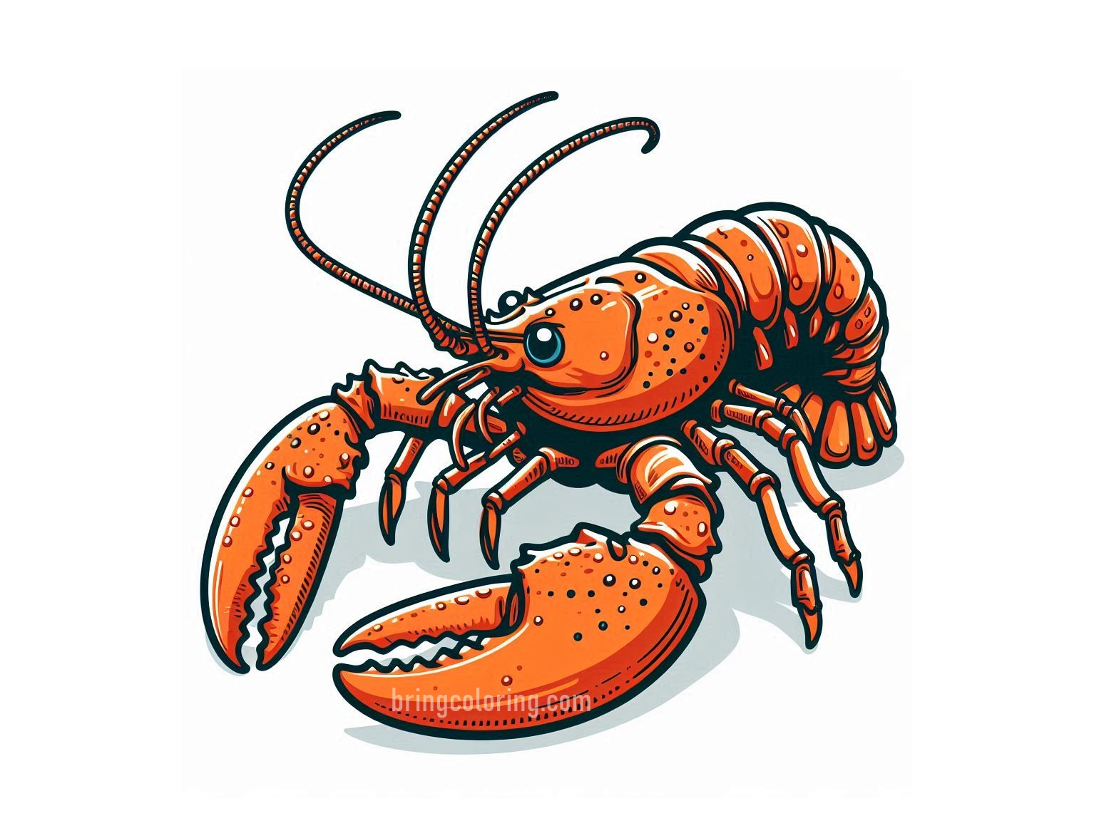 Image Lobster Coloring