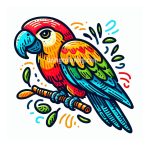 Get Ready for a Burst of Colors with These Parrot Coloring Pages! Image Parrot Coloring Page