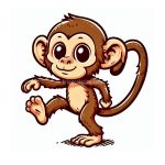 Image is Monkey Coloring