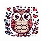 Image is Owl Coloring