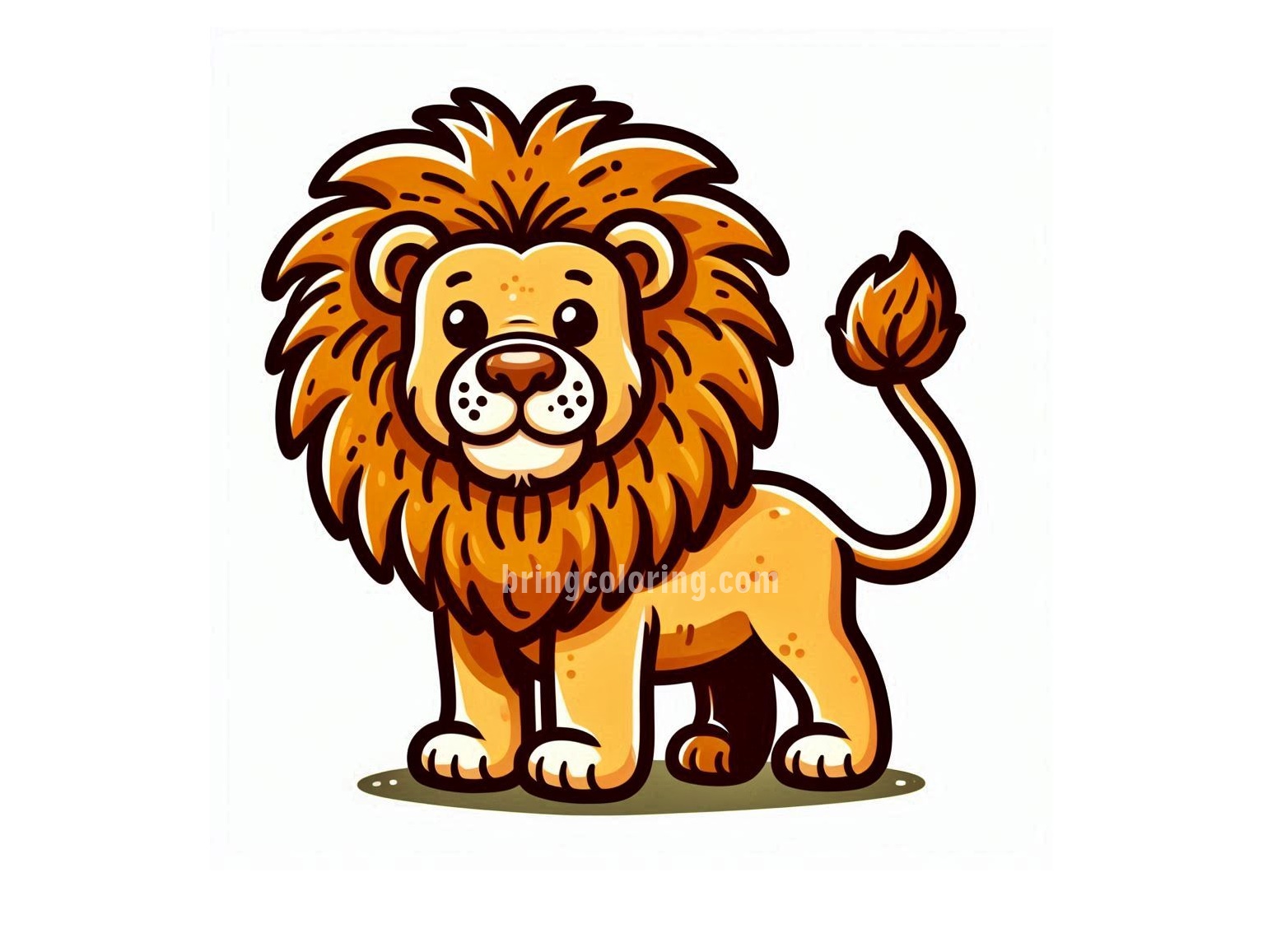 The King of the Jungle is Here, Lion Coloring Pages for Kids 5 Image of Lion Coloring
