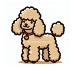 Fluffy Fun with Poodle Coloring Pages Image of Poodle Coloring