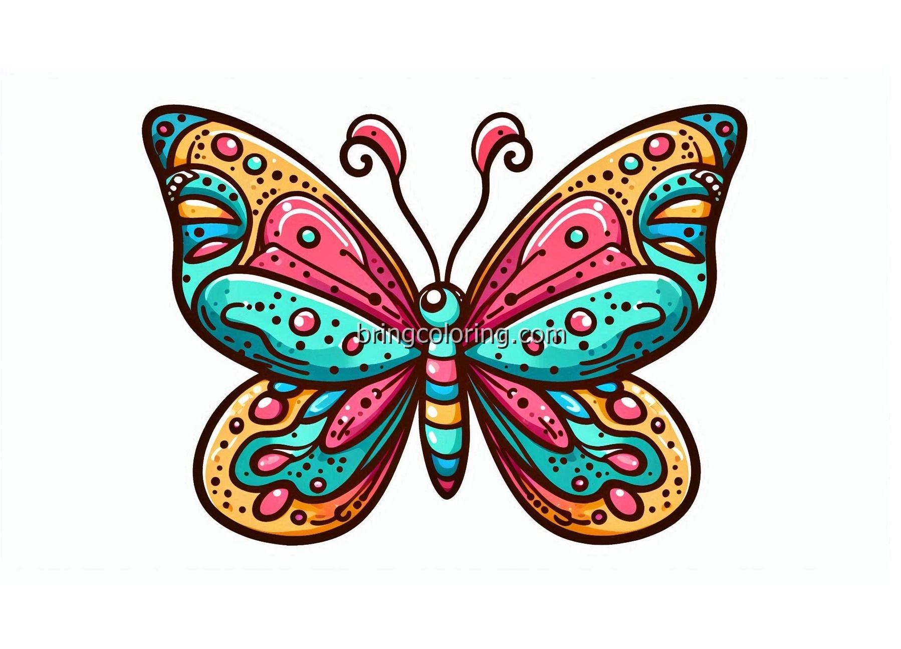 The Enchanting Butterfly Coloring Pages 1 Images of Butterfly Coloring