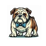 image is Bulldog coloring