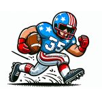 image is football coloring